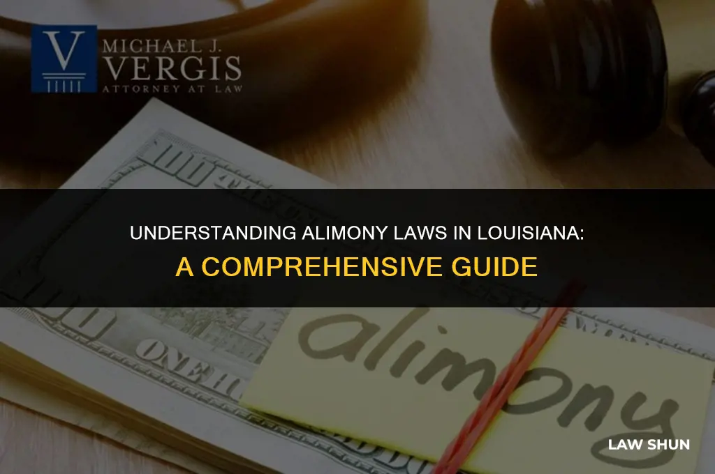 does louisiana have an alimony law