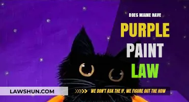 Unveiling the Mystery: Maine's Purple Paint Law Explained