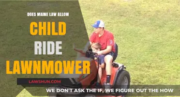 Maine Law and Child Safety: Can Kids Ride Lawn Mowers?
