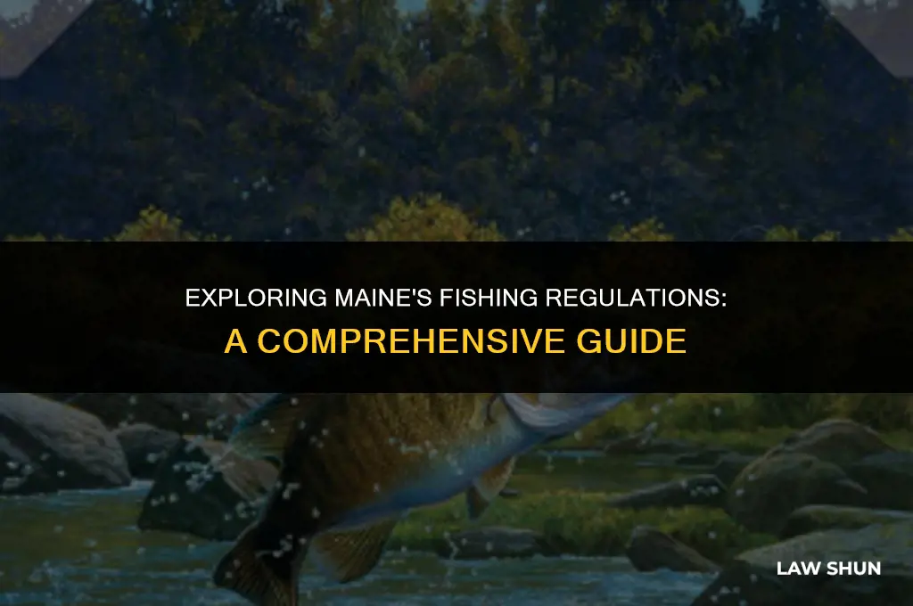does maine print fishing law book