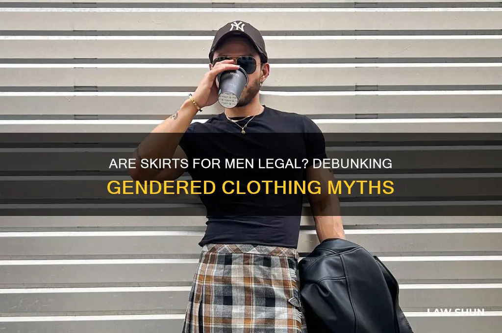does man wear skirt against law