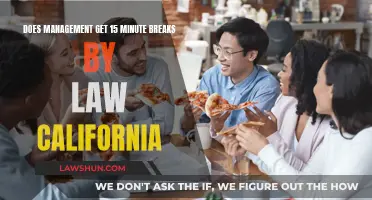 California Management: 15-Minute Breaks and the Law