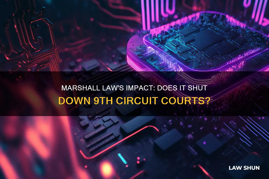 does marshall law shut down 9th circuit courts