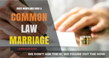 Maryland's Stance on Common Law Marriage