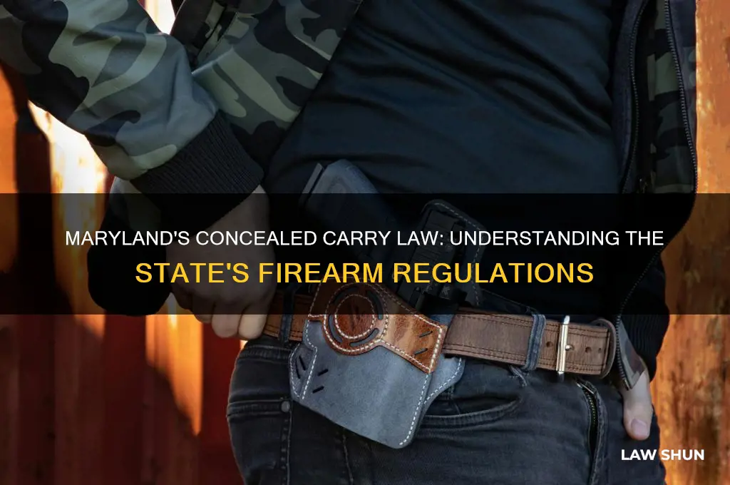 does maryland have a concealed carry law