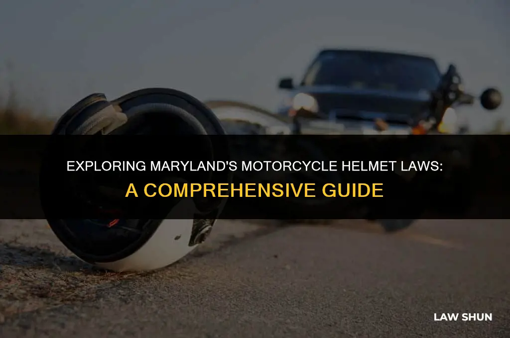 does maryland have a helmet law