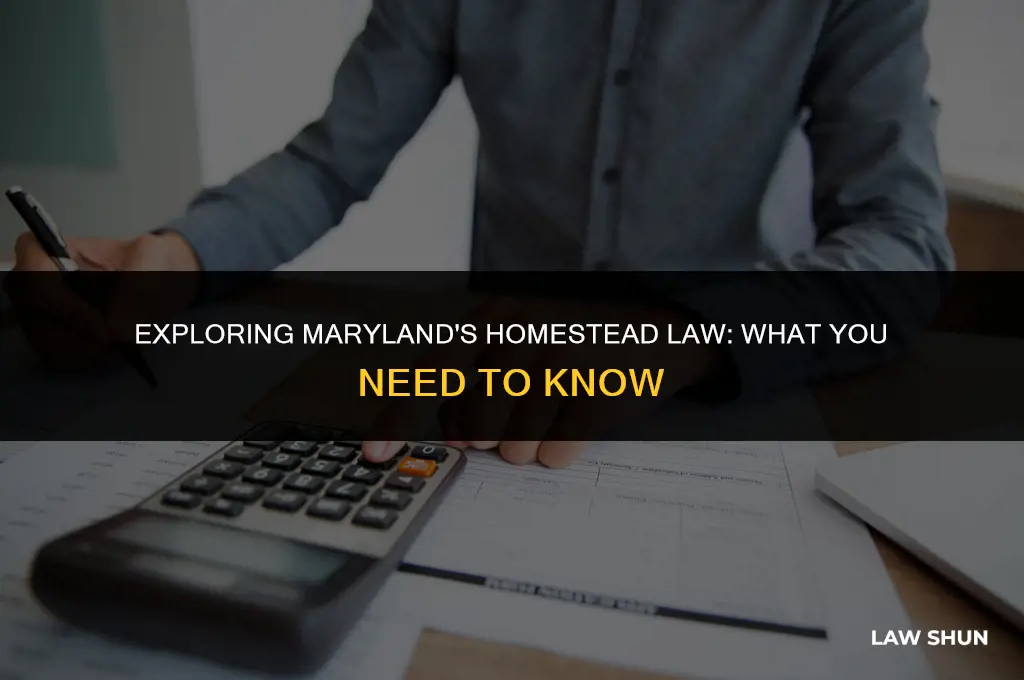 does maryland have a homestead law