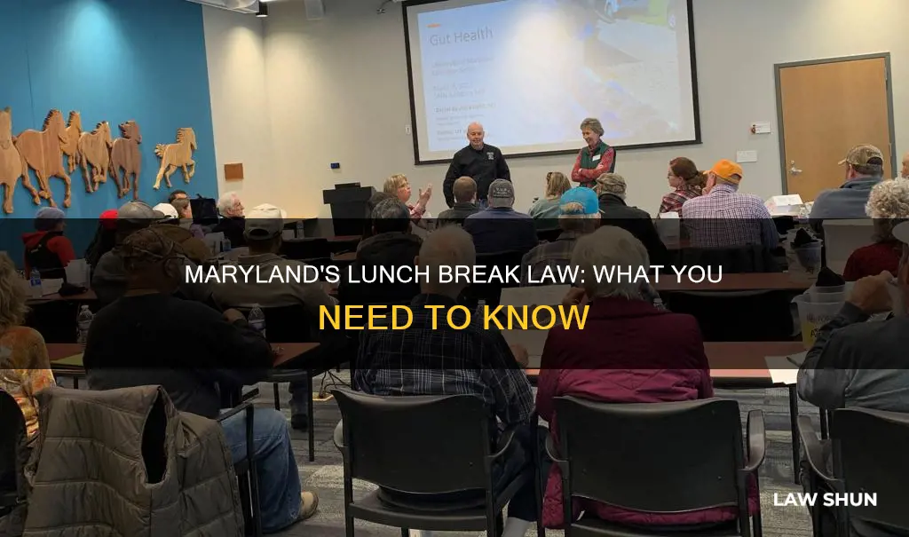 does maryland have a law about lunch breaks