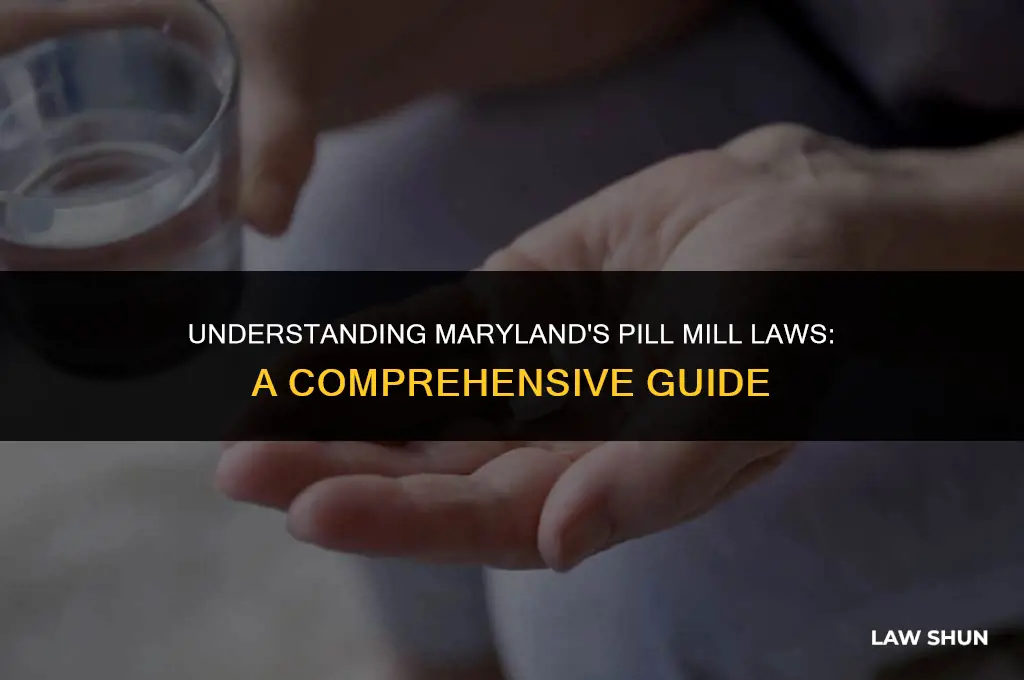 does maryland have pill mill laws