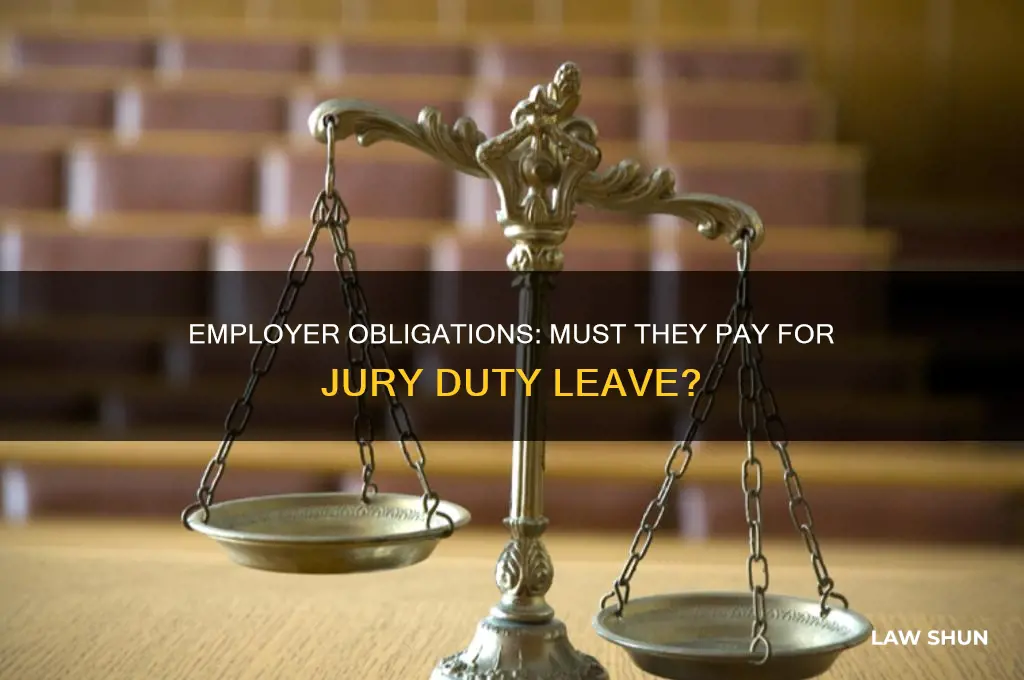 does mass law for employers to pay for jury duty
