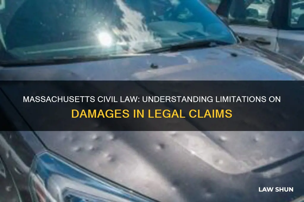 does massachusetts civil law have limitations on damages
