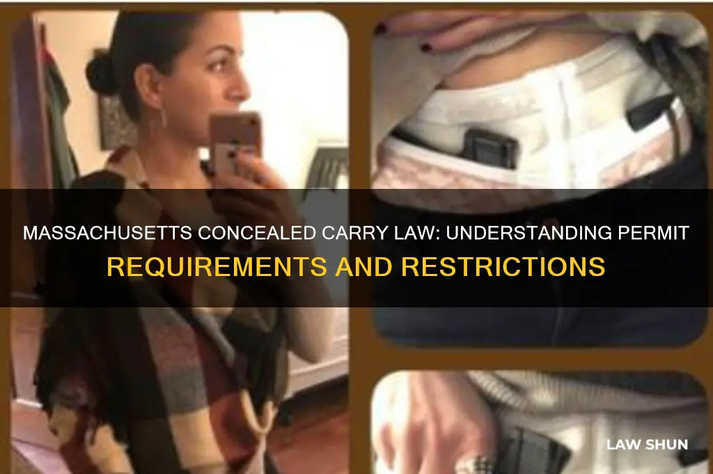 does massachusetts have a concealed carry law