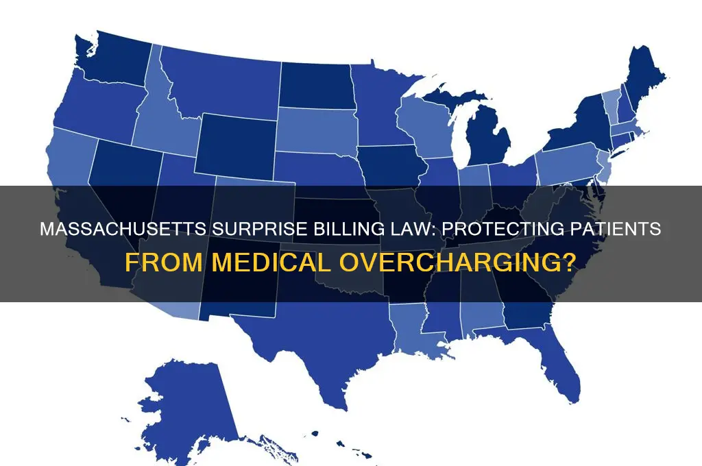 does massachusetts have a surprise billing law for medical overcharging