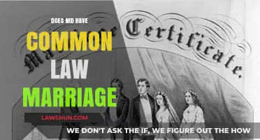 Maryland's Stance on Common Law Marriage