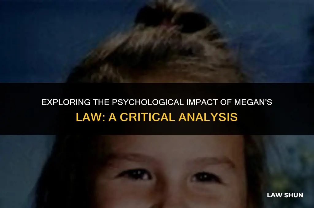 does mehgans law cause mental damage