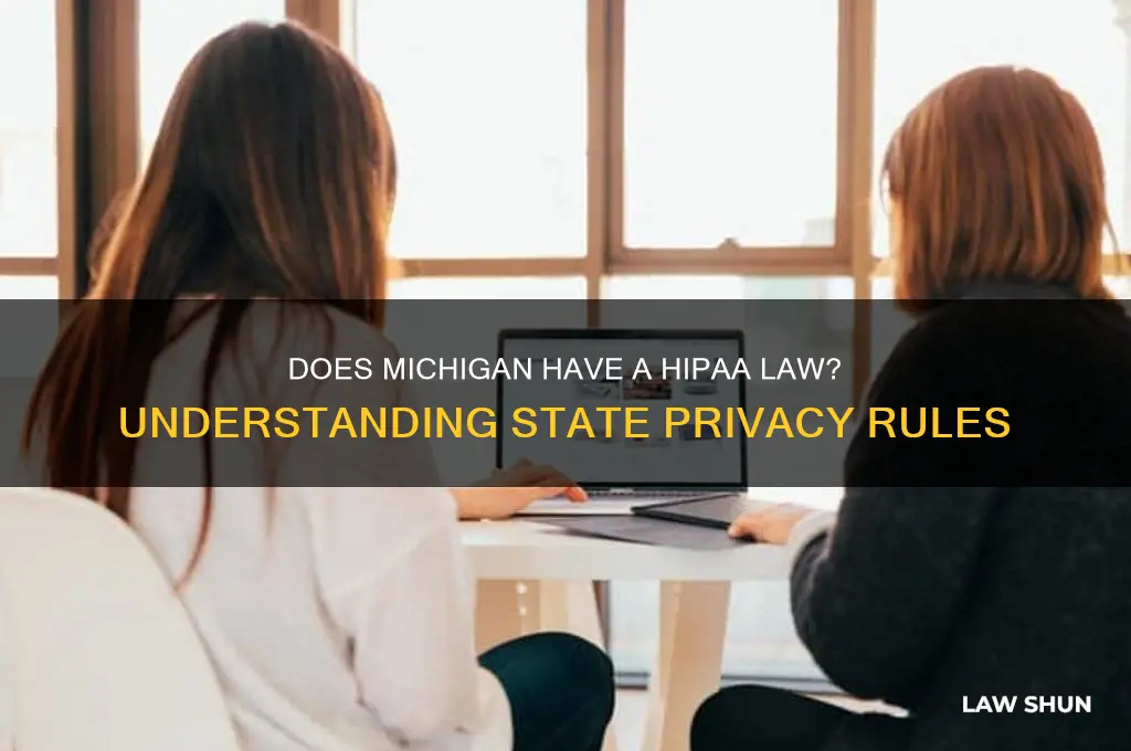 does michigan have a hipaa law
