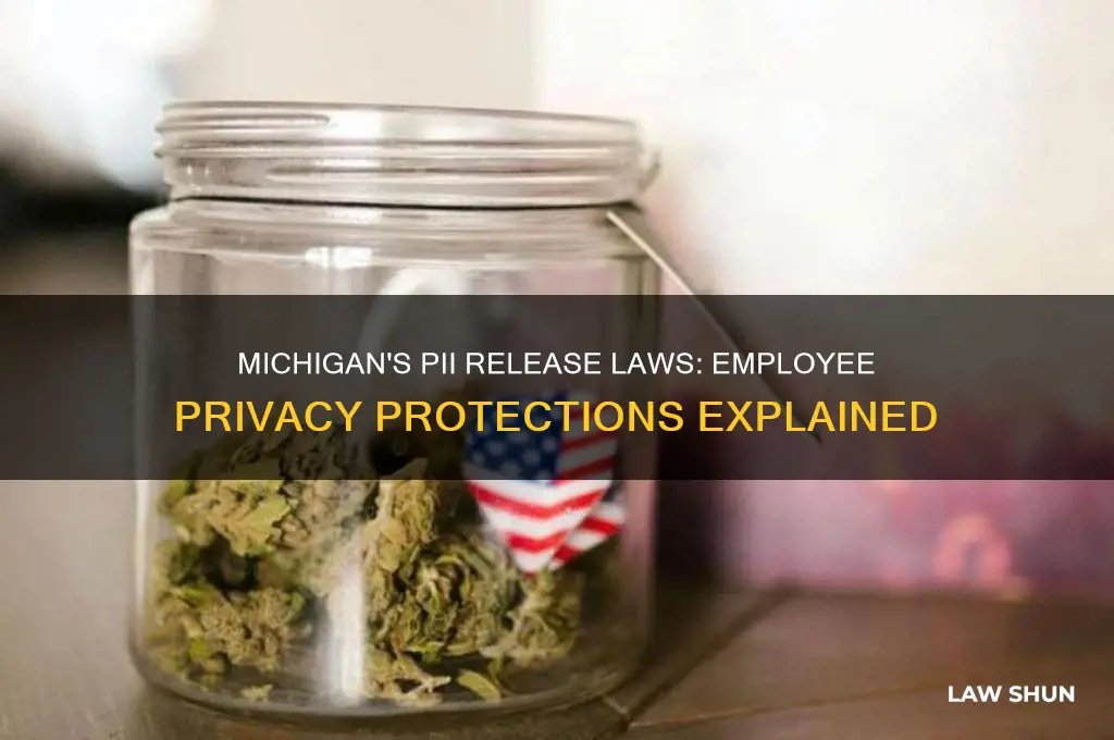 does michigan have a law about releasing pii of employees