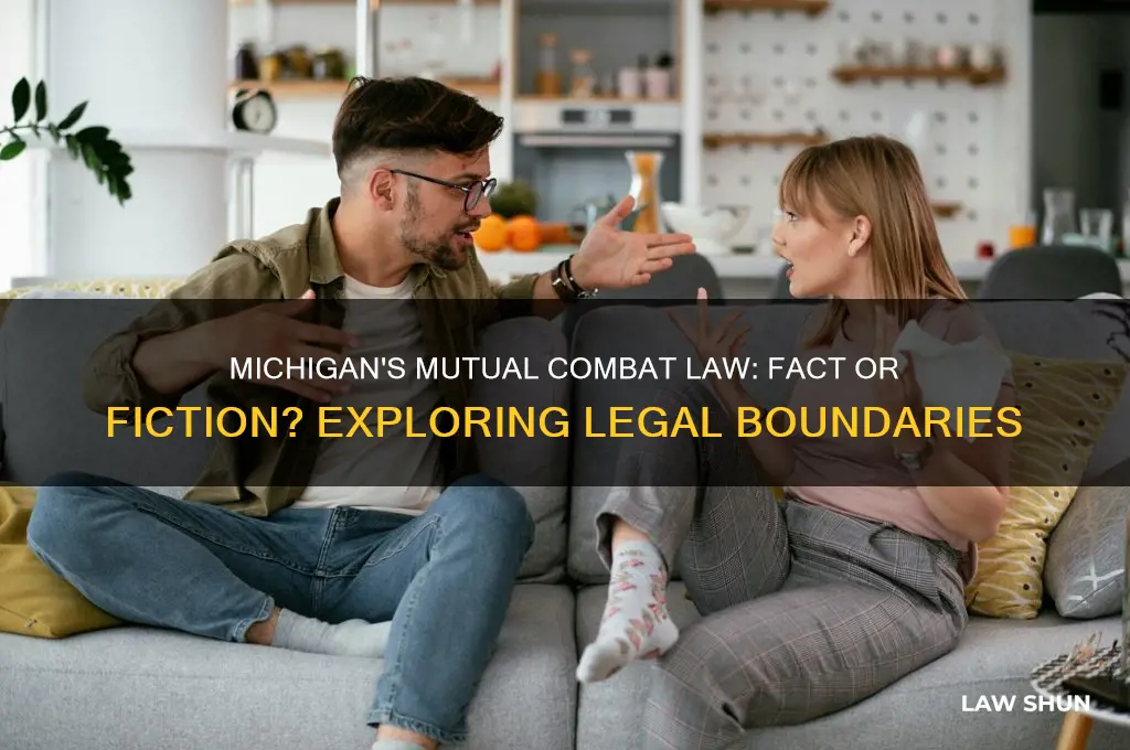 does michigan have a mutual combat law