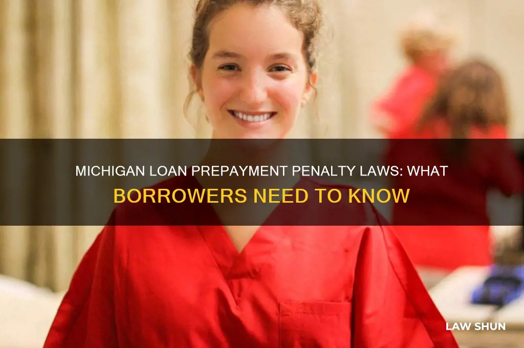 does michigan have loan prepayment penalty laws