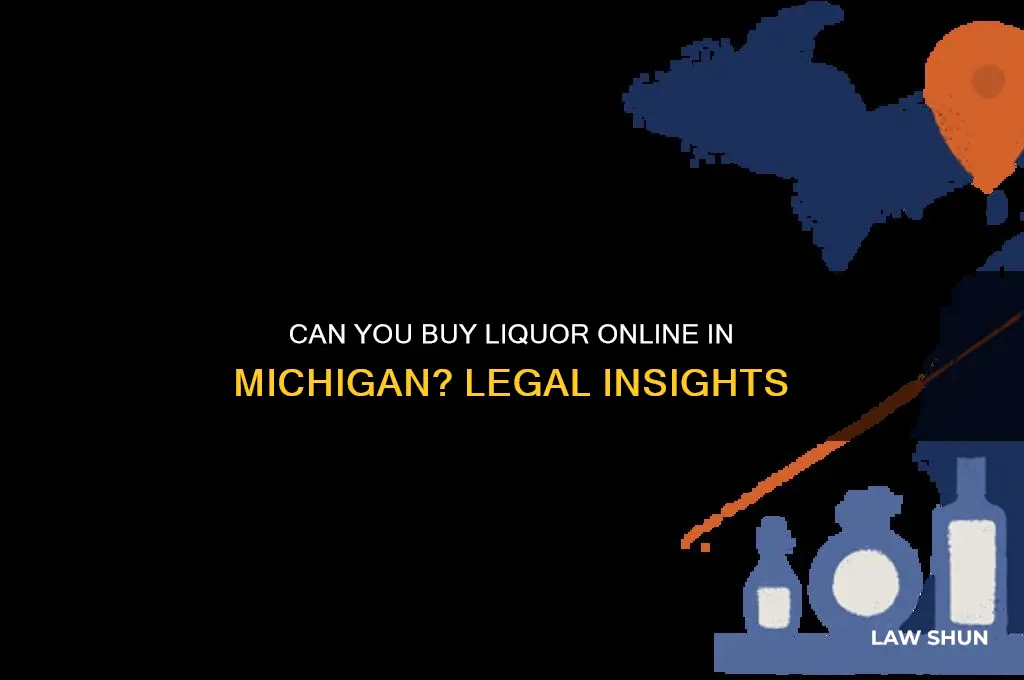 does michigan law allow liqour sales on line