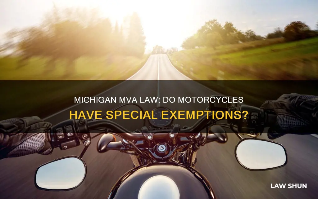 does michigan mva law apply to motorcycle