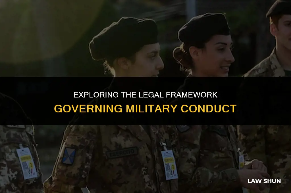 does military have its own law