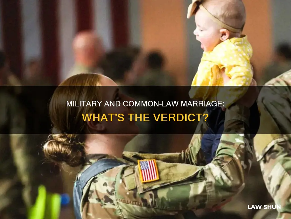 does military recognize common law marriage