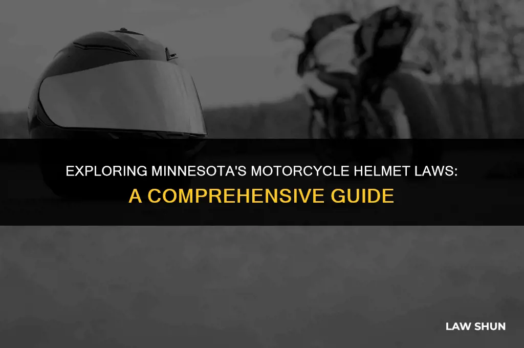 does minnesota have a helmet law