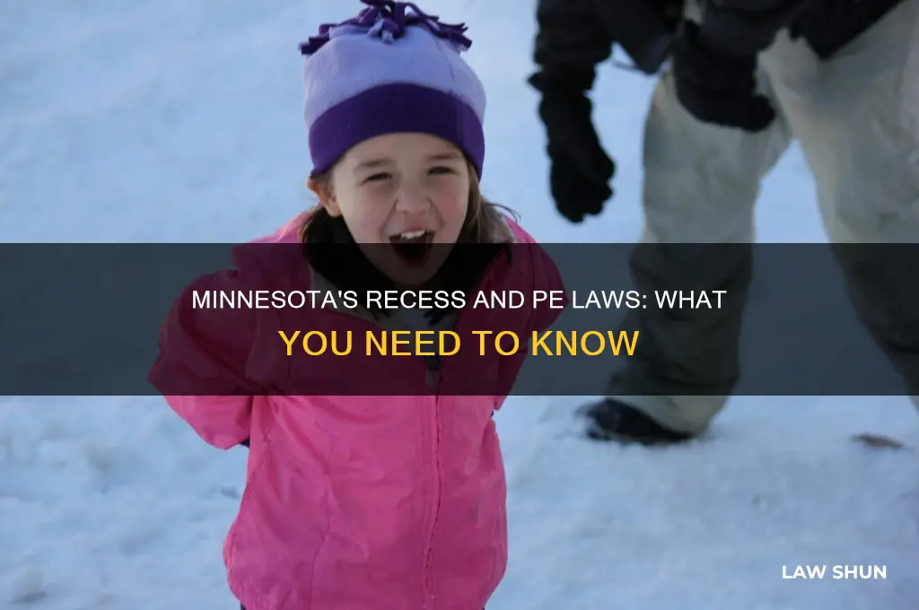 does minnesota have a law mandating recess or physical education