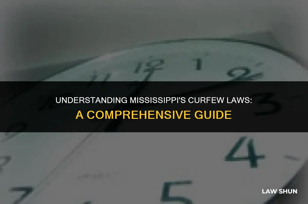 does mississippi have a curfew law