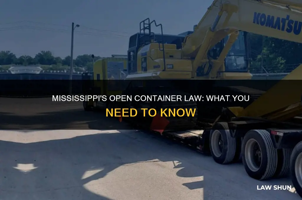 does mississippi have an open container law