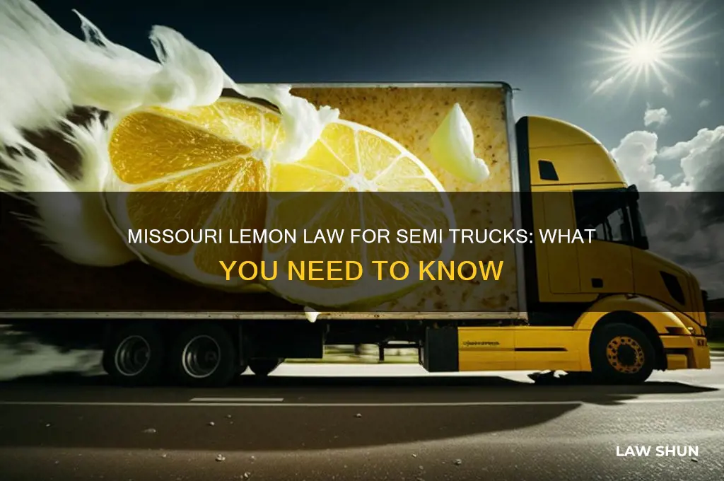 does missouri have a lemon law for semi trucks