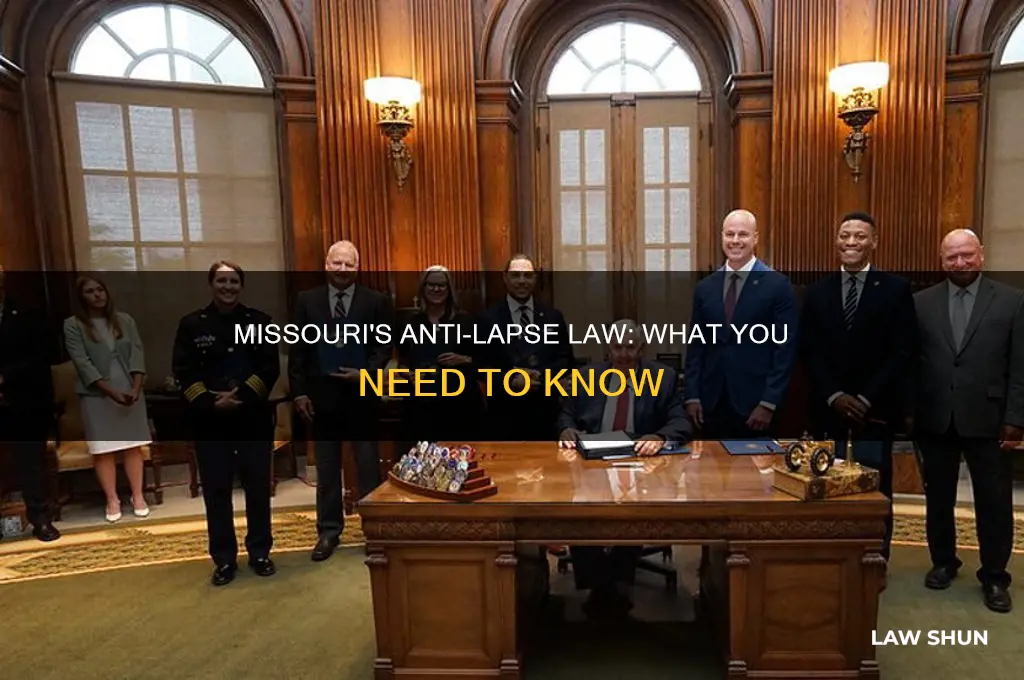 does missouri have an anti lapse law