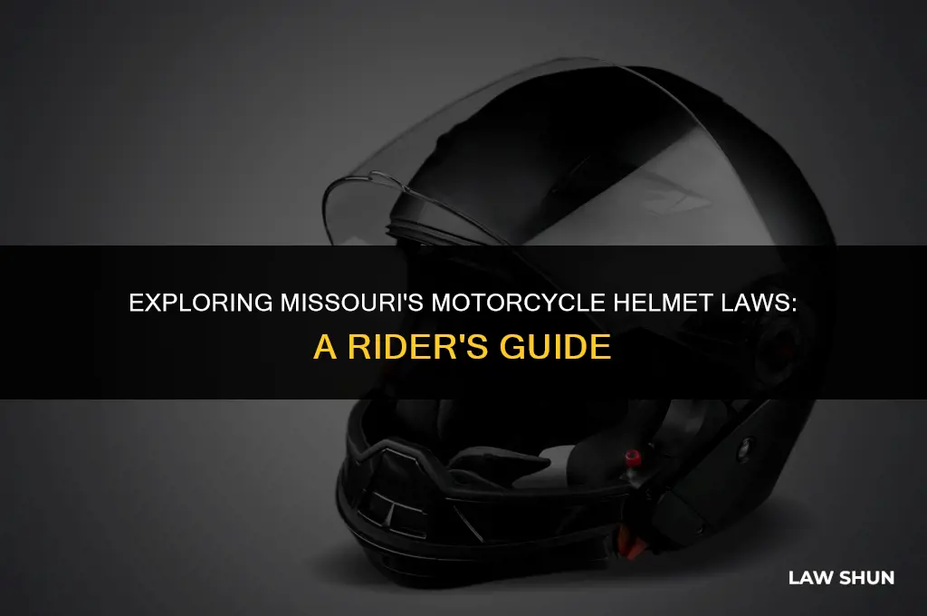 does missouri have motorcycle helmet law