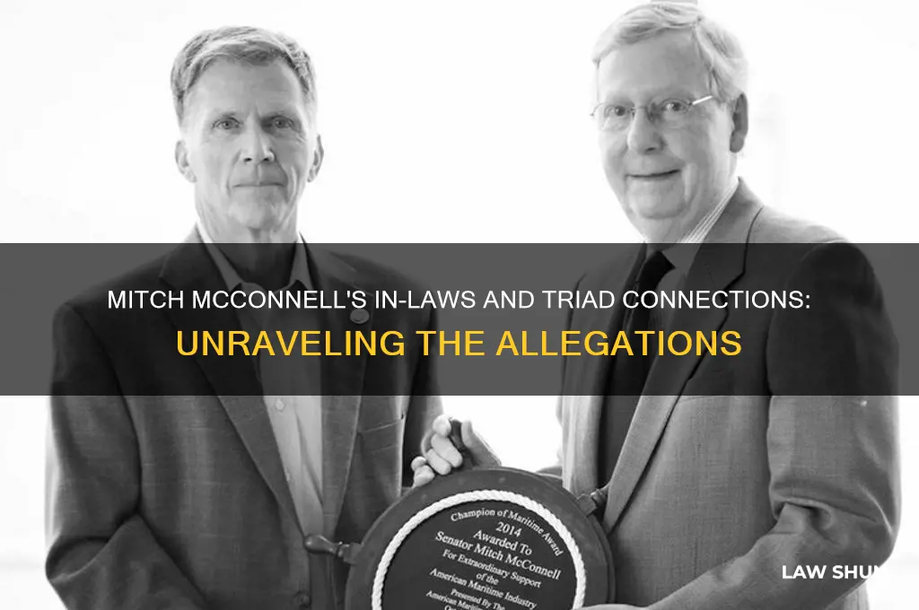 does mitch mcconnels in laws have ties to the triad