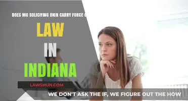 Does Mo Soliciting Dignity Hold Legal Weight in Indiana?