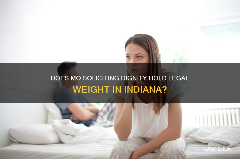 does mo soliciying dign carry force of law in indiana