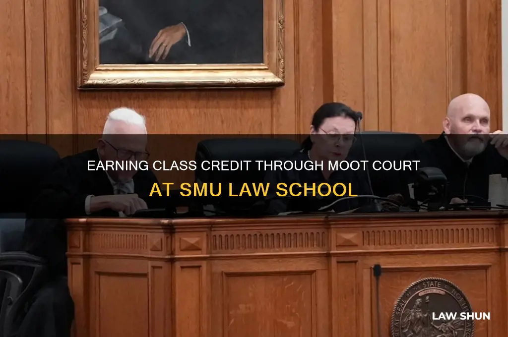 does moot court count for class credit at smu law