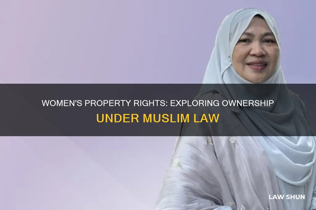 does muslim law allow women to own property