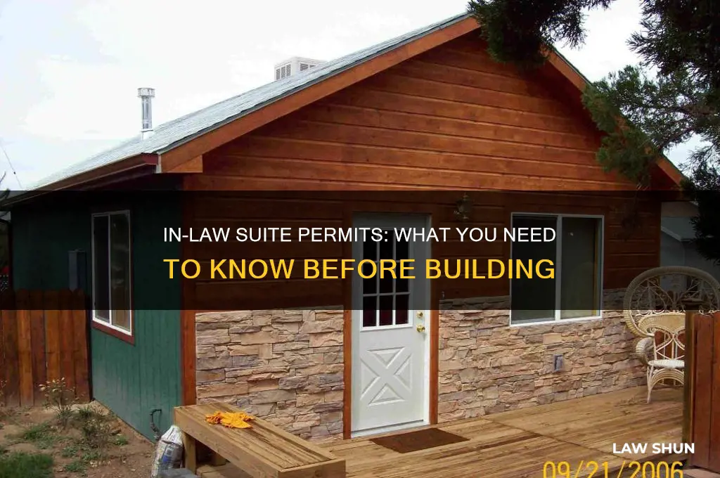 does my in-law suite need a permit