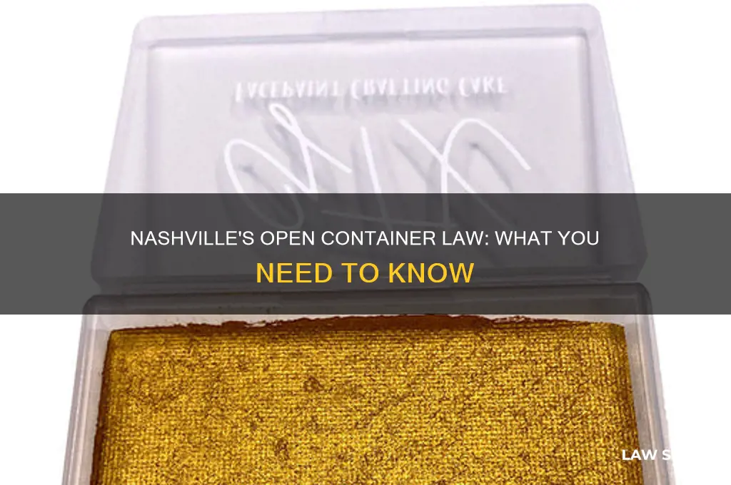 does nashville have an open container law
