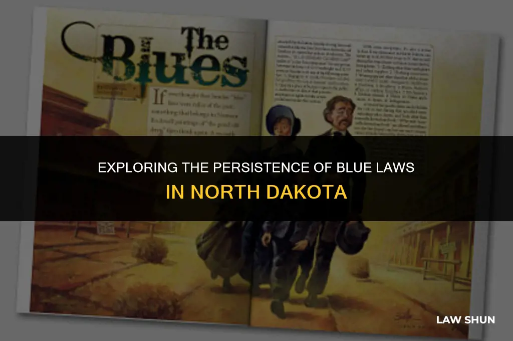 does nd still have blue law