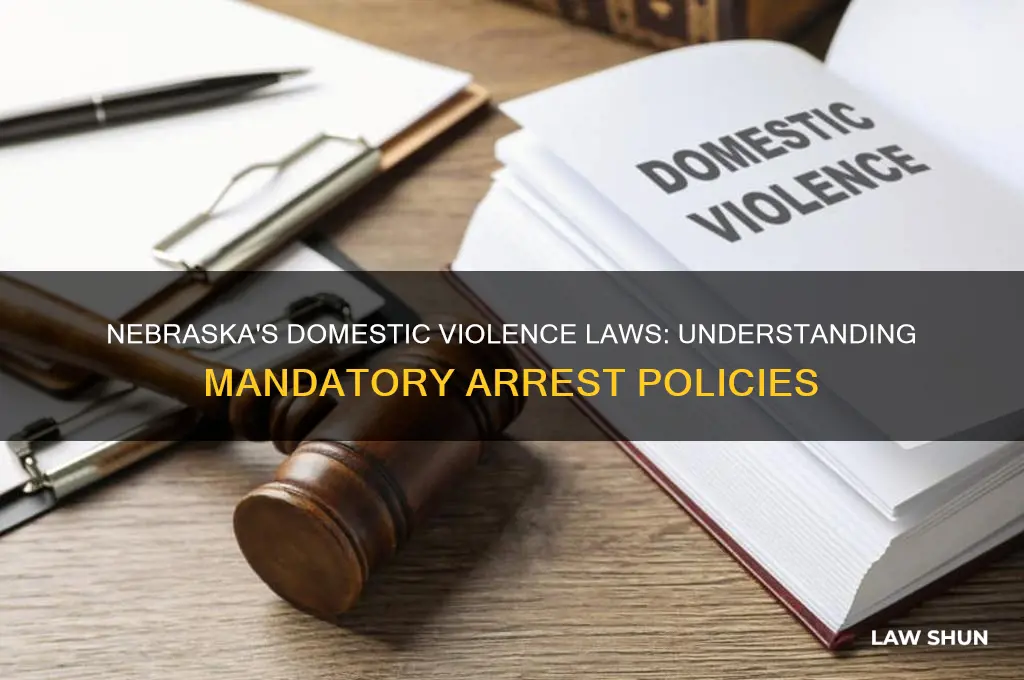 does nebraska have a mandatory arrest law for domestic violence