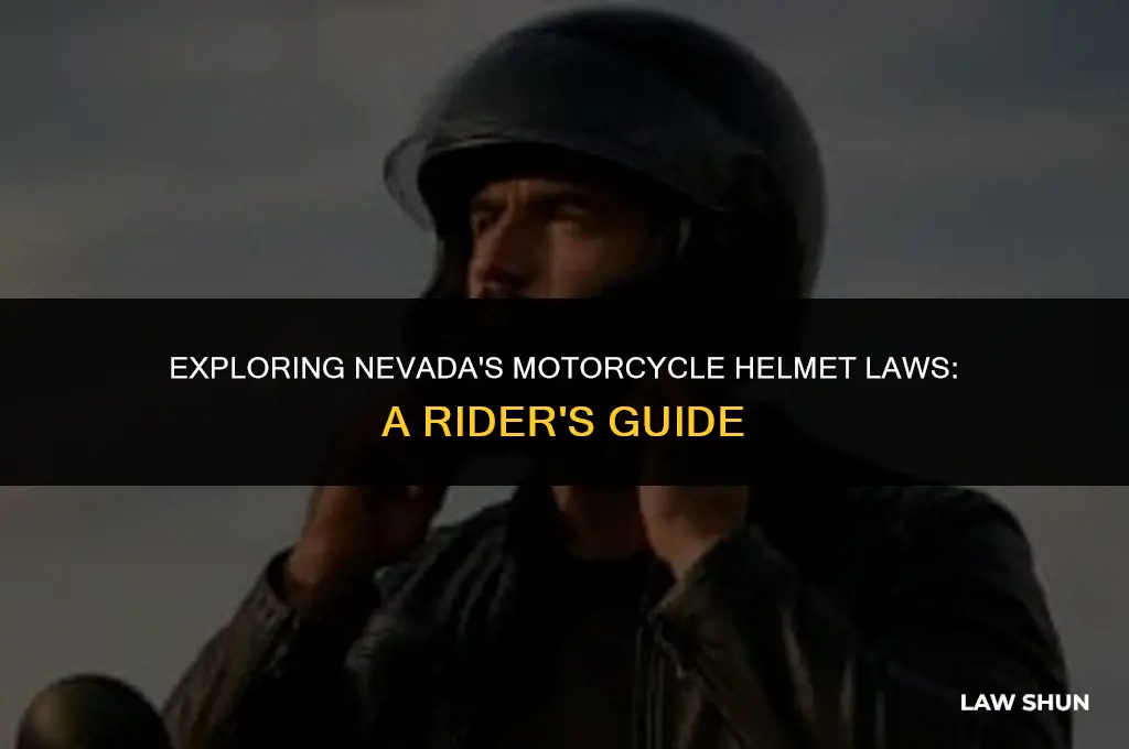 does nevada have a helmet law