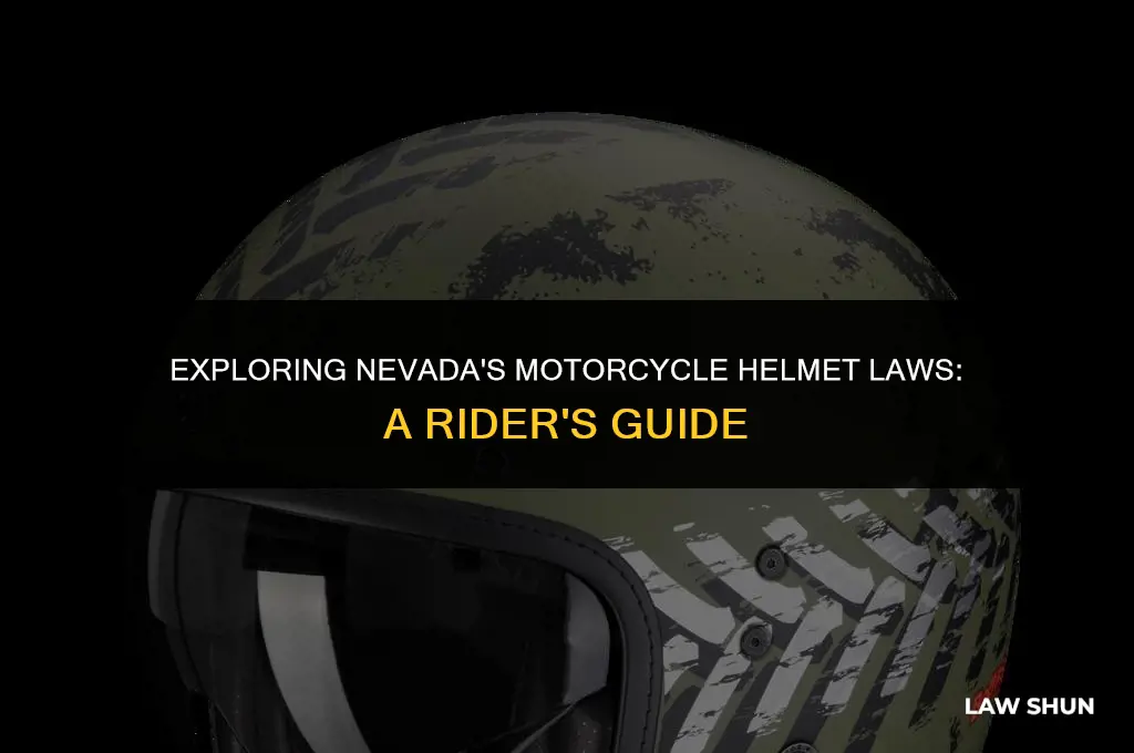 does nevada have motorcycle helmet law