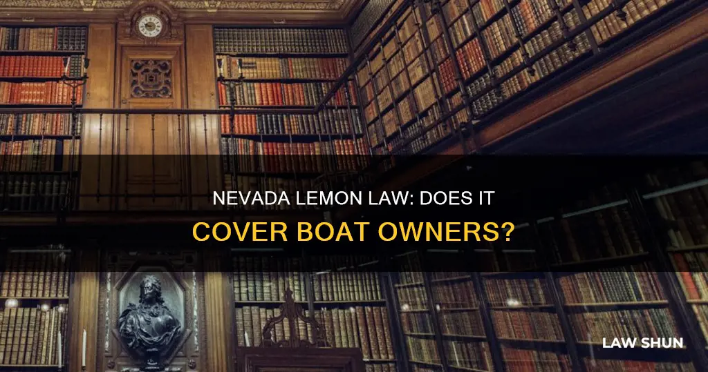 does nevada lemon law apply to boats