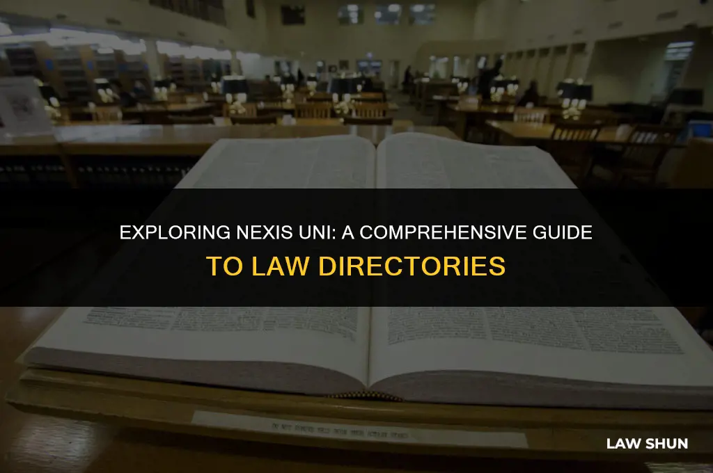 does nexis uni have law directories