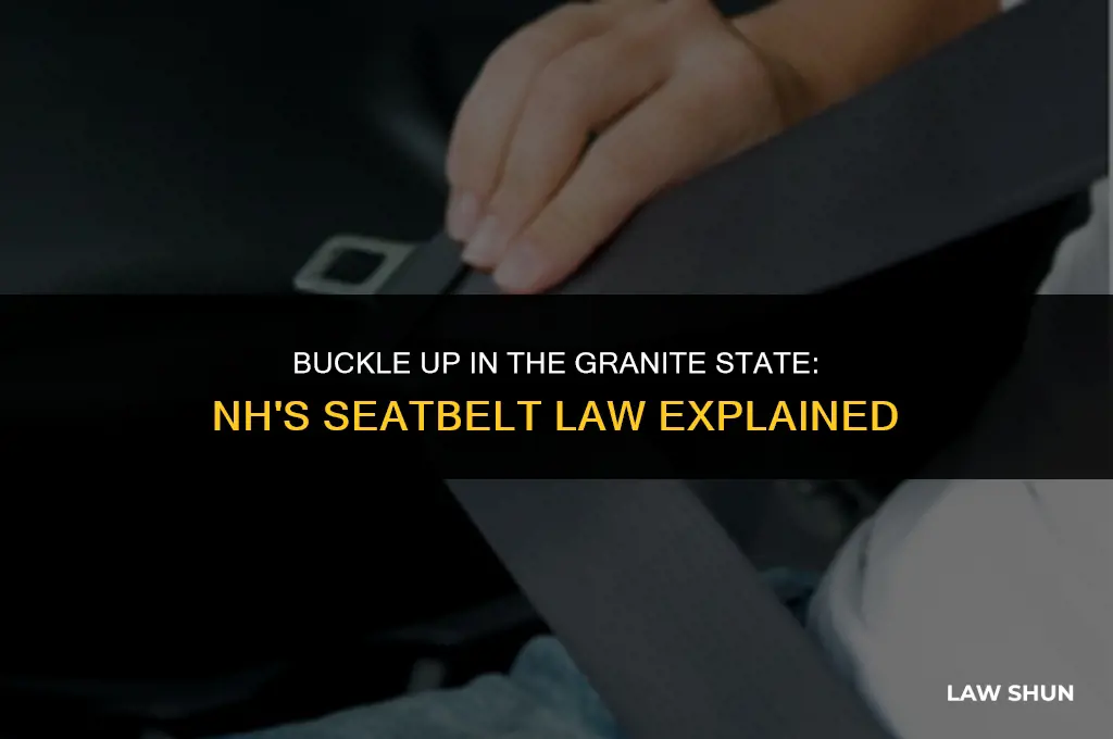 does nh have a seatbelt law