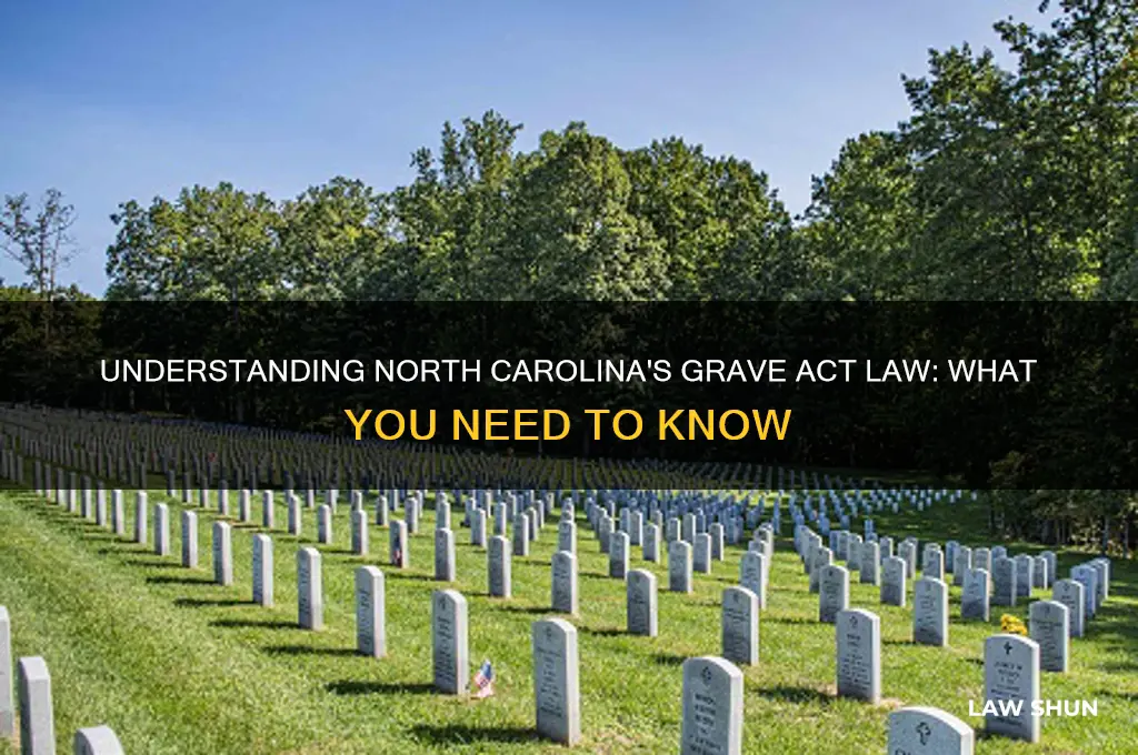does north carolina have the grave act law