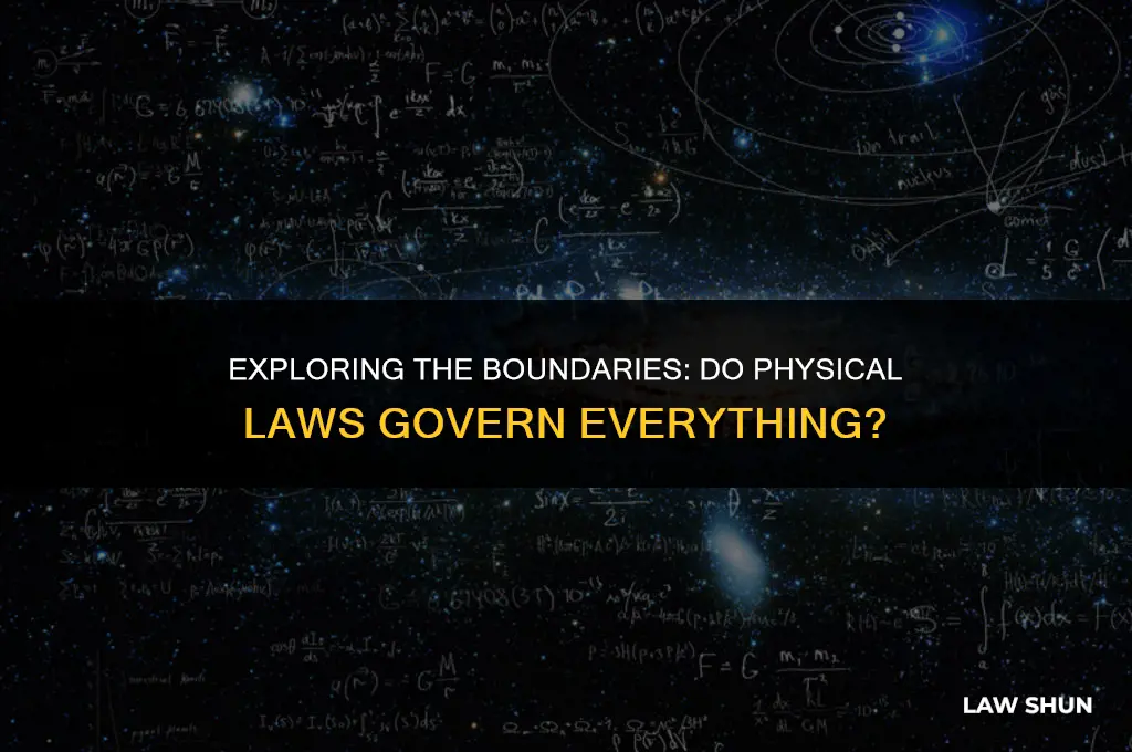 does nothing have any physic laws